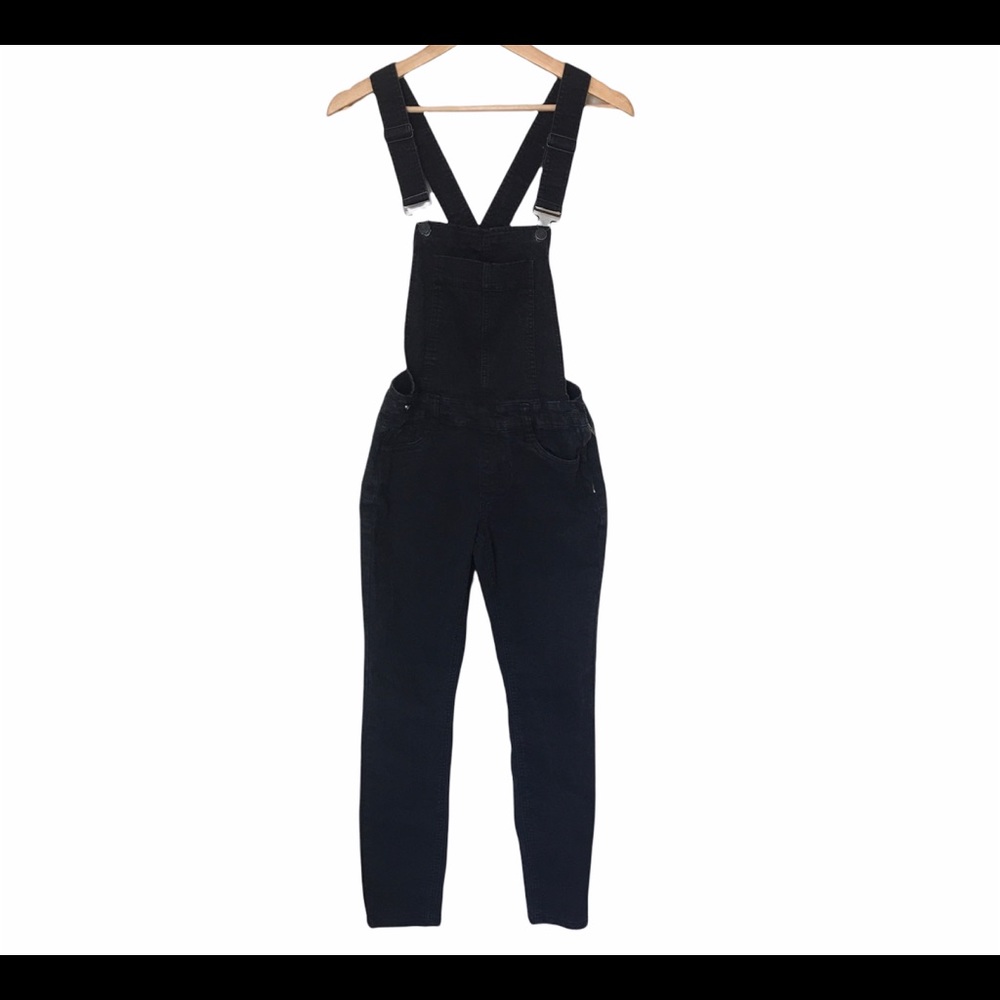 Refuge Black Jean Overalls - Size 4